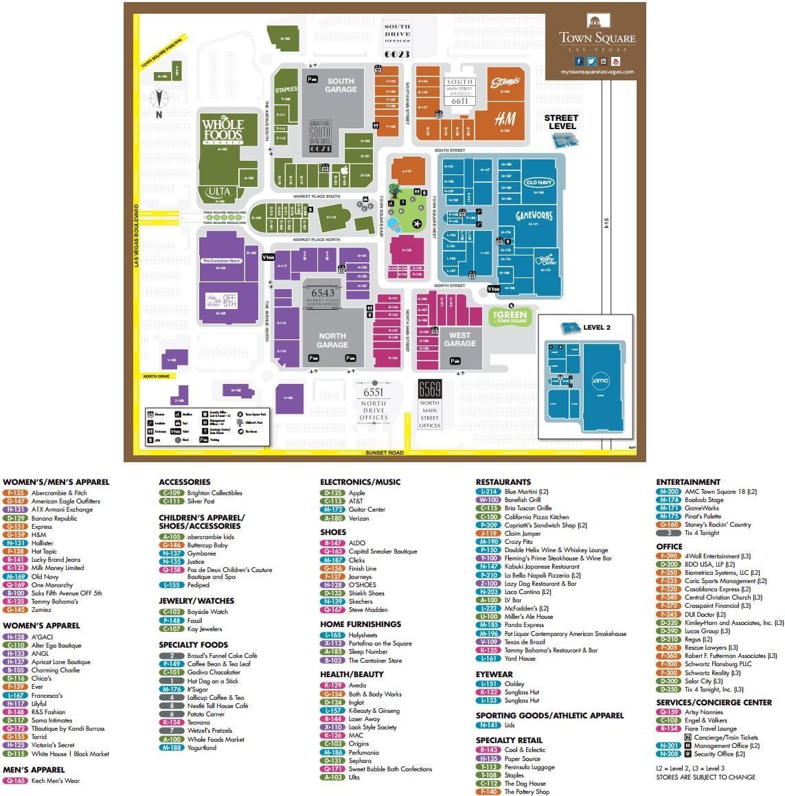 herri erdian Las Vegas mapa